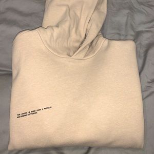 Pangaia heavyweight hoodie size s sand